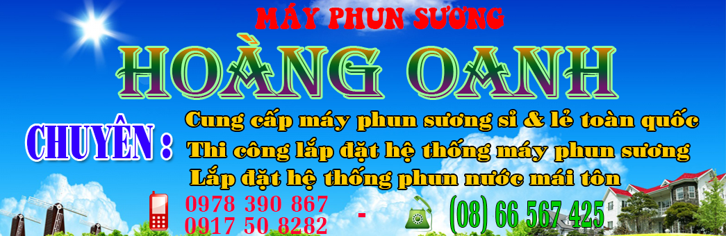 Kết quả hình ảnh cho máy phun sương hoàng oanh